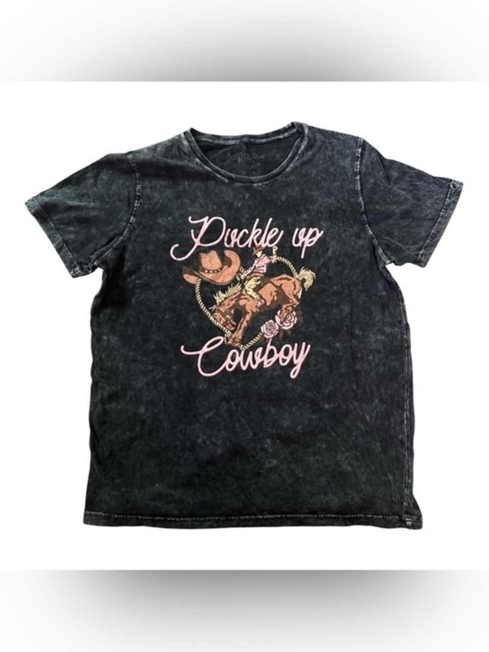 Western Wear Cowgirl Rodeo Short Sleeve Cowboy Graphics T-Shirt Women’s Size XL